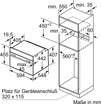 Siemens MDA Kompaktdampfgarer IQ700 CD714GXB1