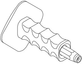 OBO Bettermann Vertr Setzeisen mit Handschutz 915 RBS M4