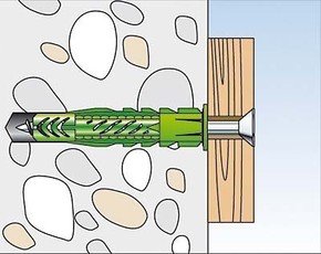 Fischer Deutschl. Universal-Dübel UX 6x35 R green