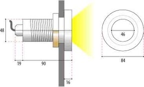 Wibre Whirlpool-Scheinwerfer 4.0080.00.50