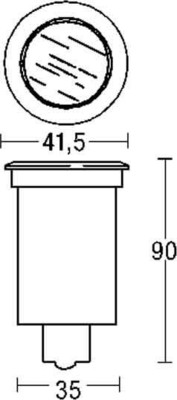 Brumberg Leuchten LED-Bodeneinbauleuchte 00P3817W