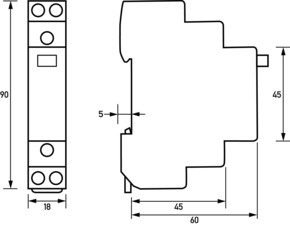 Doepke Installationsrelais RI 024-100 DC