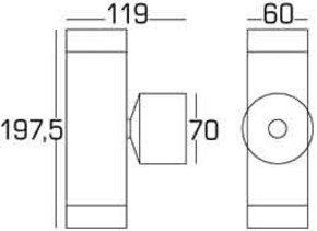 Brumberg Leuchten Wandleuchte V4A 2xGU10 35W 00317700