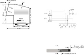 WAGO GmbH & Co. KG CANopen-Stecker D-Sub 750-963