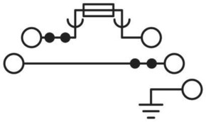 Phoenix Contact Sicherungs-Reihenklemme 0,14-6qmm, 28A 500V UT 4-PE/L/H #3214320