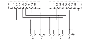 WAGO GmbH & Co. KG Übergabemodul 2xRJ-45 2-reihig 289-966