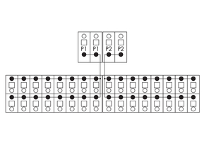 WAGO GmbH & Co. KG Potentialverteilermodul 830-800/000-307