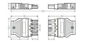 WAGO GmbH & Co. KG Stecker 0,5-4mmq weiß 770-335