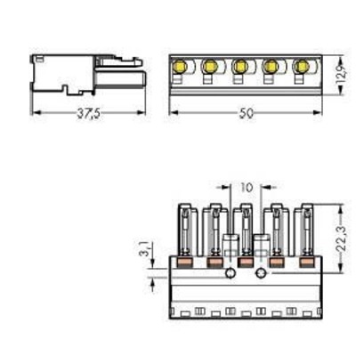 WAGO GmbH & Co. KG Buchse 0,5-4mmq schwarz 770-405