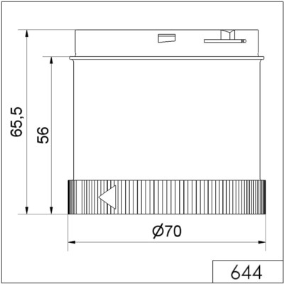 Werma LED-Dauerlichtelement 24V AC/DC 64440075