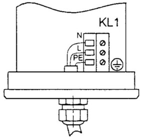 Pfannenberg Alarmblitzleuchte orange ABL 230V AC or