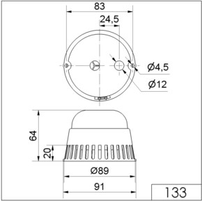 Werma Sirene 24V AC/DC 13300075