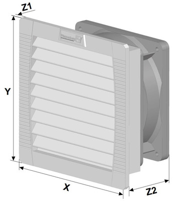 Pfannenberg Austrittsfilter IP54, RAL9011 PFA20000549011