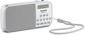 TechniSat DAB+ Taschenradio UKW/USB/LED-Lampe TECHNIRADIORDR weiß