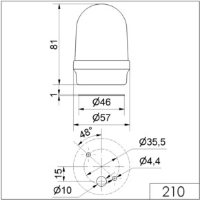 Werma Dauerleuchte 12-240V kl 21040000