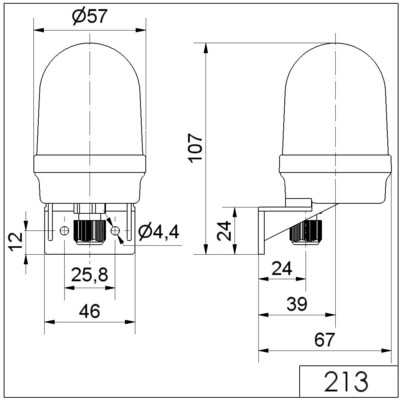 Werma Dauerleuchte 12-240V kl 21340000