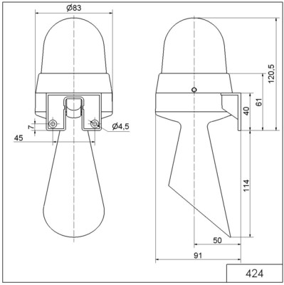 Werma LED-Hupe 24V AC/DC rt 42412075