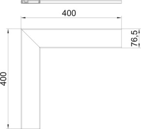 OBO Bettermann Vertr Oberteil 400x80mm GA-OTFEL