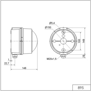 Werma Dauerleuchte 12-240V bu 89550000