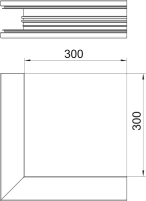 OBO Bettermann Vertr Außeneck 70x110mm GA-SA70110EL