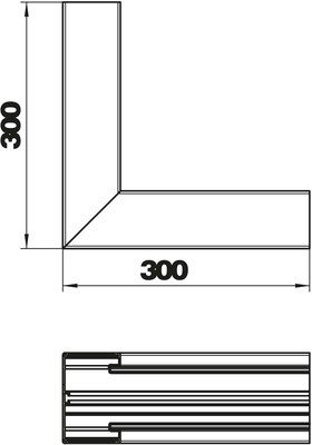 OBO Bettermann Vertr Inneneck 70x110mm GA-SI70110EL