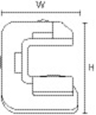 HellermannTyton Befestigungselement m. foam-PA6GF30-BK BeamCl. D #151-01188