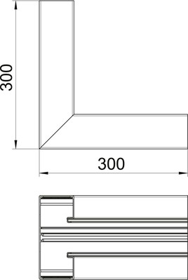 OBO Bettermann Vertr Inneneck 70x170mm GA-SI70170EL