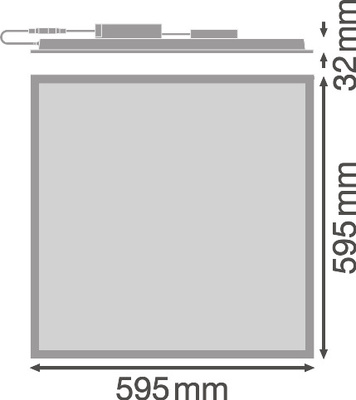 Ledvance LED-Panel M600 830, ML PL CMFT600P28W830 PS