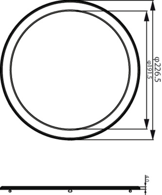 Philips Lighting silberner Ring DN065B G4 #19013900