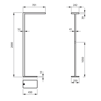 Philips Lighting LED-Stehleuchte 940, DALI, weiß FS485F125S #01119900