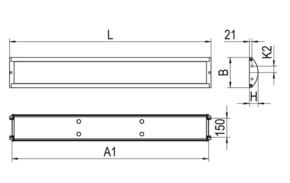 Ridi-Leuchten LED-Anbauleuchte 3000K SURVIVO#0622218//420