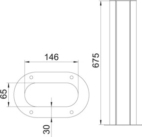 OBO Bettermann Vertr Installationssäule Boden ISSOGHS70140EL