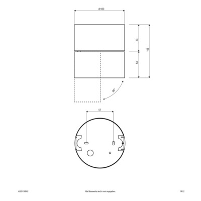 EVN Lichttechnik LED-Wand-u.Deckenleuchte AS20130902