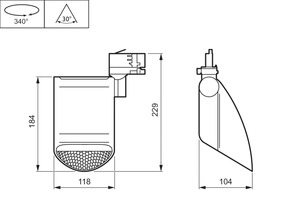 Philips Lighting LED-Strahler 930, WIA, si ST761T 39S #01156400