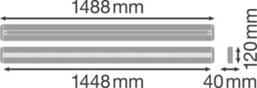 Ledvance Anbauleuchte 4000K ZBVR LNINDVD150048W4KZBVR