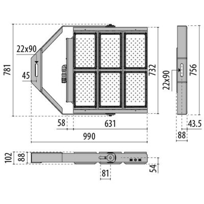 Performance in Light LED-Scheinwerfer 5700K 3107631