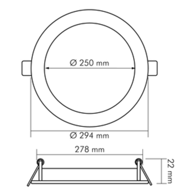 Nobile LED-Panel 840 350mA 1573001011