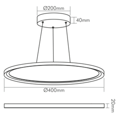 Nobile LED Pendel-Panel 1574011012