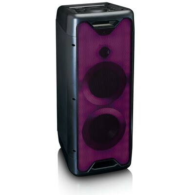 LENCO Soundanlage BT m.Partylight PA-200BK Black