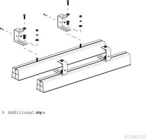 Bosch Thermotechnik Bodenkonsole f.Split-Außeneinheit 7716161065