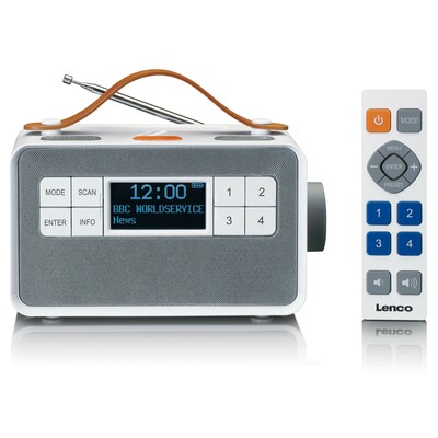 LENCO DAB+ Radio portable PDR-065WH