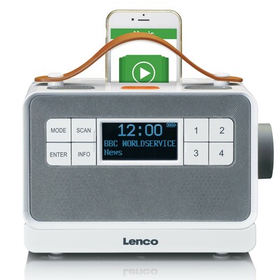 LENCO DAB+ Radio portable PDR-065WH