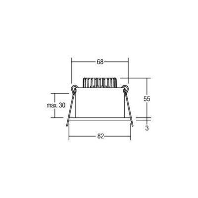 Brumberg Leuchten LED-Einbaudownlight 39266083