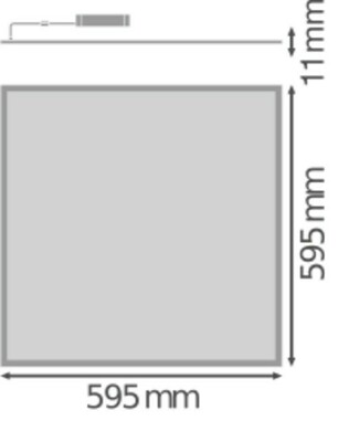 Ledvance LED-Panel HCL M600 TW, DALI BIOLUXHCLPL600S41WTW