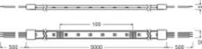 Ledvance LED-Stripes HCL Kit TW, IP67 BIOL.HCLLSSTWIP67ZBK