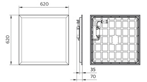 Philips Lighting LED-Panel M625 840, Interact RC133V G5 #50197300