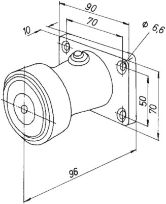 Assa Abloy effeff Magnet 830 IGW 1200N Wand 24V 83012IGW----F90