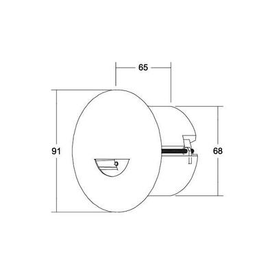 Brumberg Leuchten LED-Wandeinbauleuchte 3000K 10371073