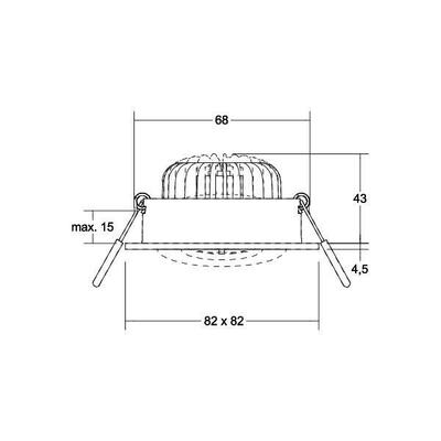 Brumberg Leuchten LED-Einbaustrahler 3000K 39398183