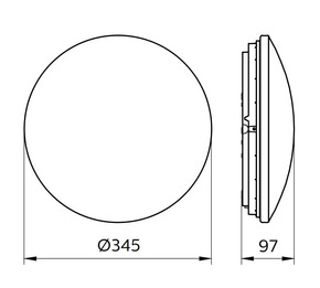 Philips Lighting LED Wandleuchte 4000K, weiß, Sensor WL060V LED #95991099